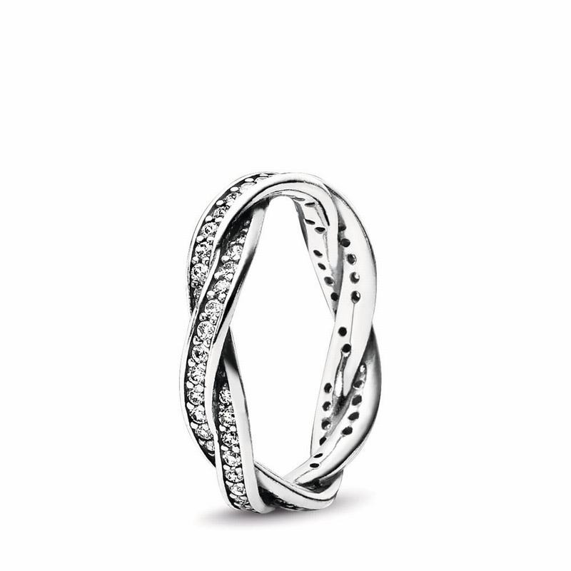 Pandora Twist Of Fate Stackable Ring Online NZ, Sterling Silver (291354-KHF)